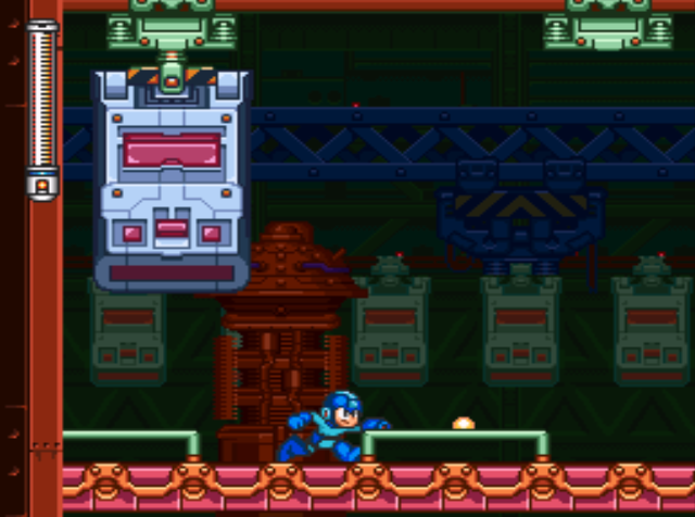 Mega Man 7 screenshot - Junk Man